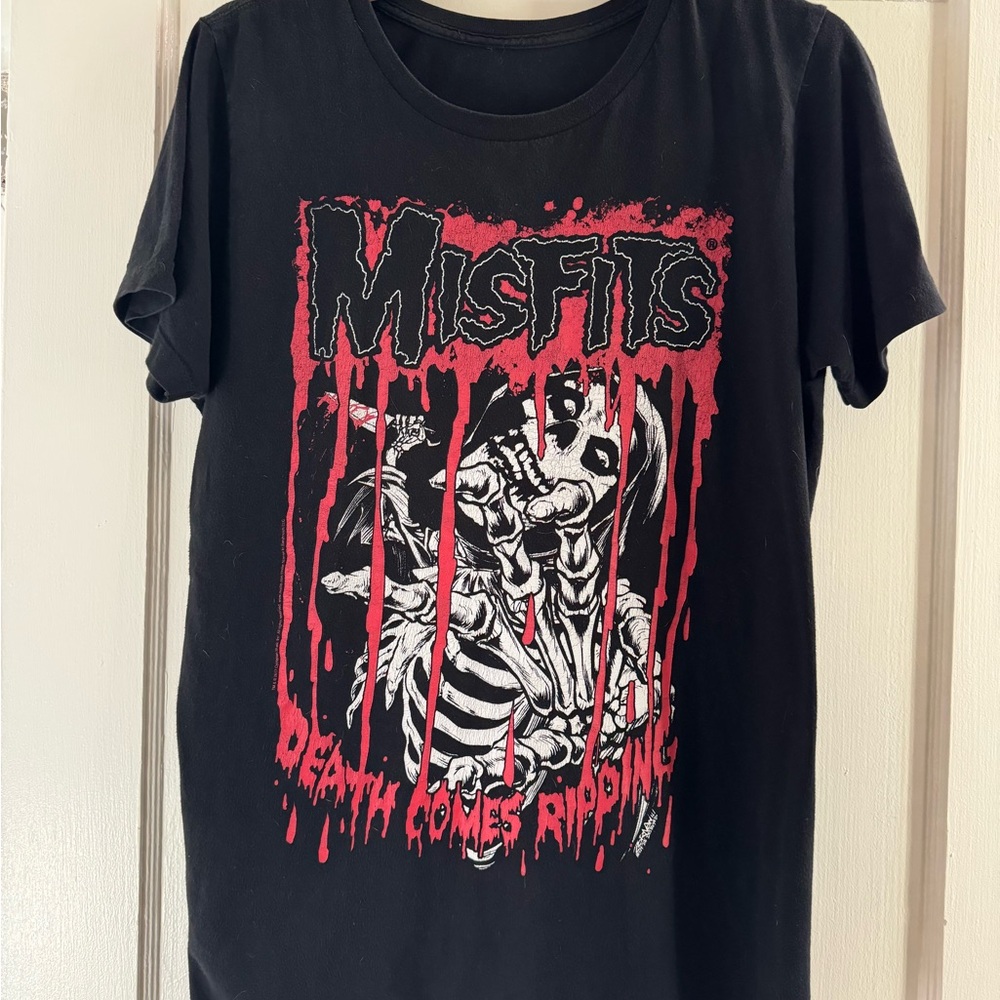 Black Misfits Graphic T-Shirt